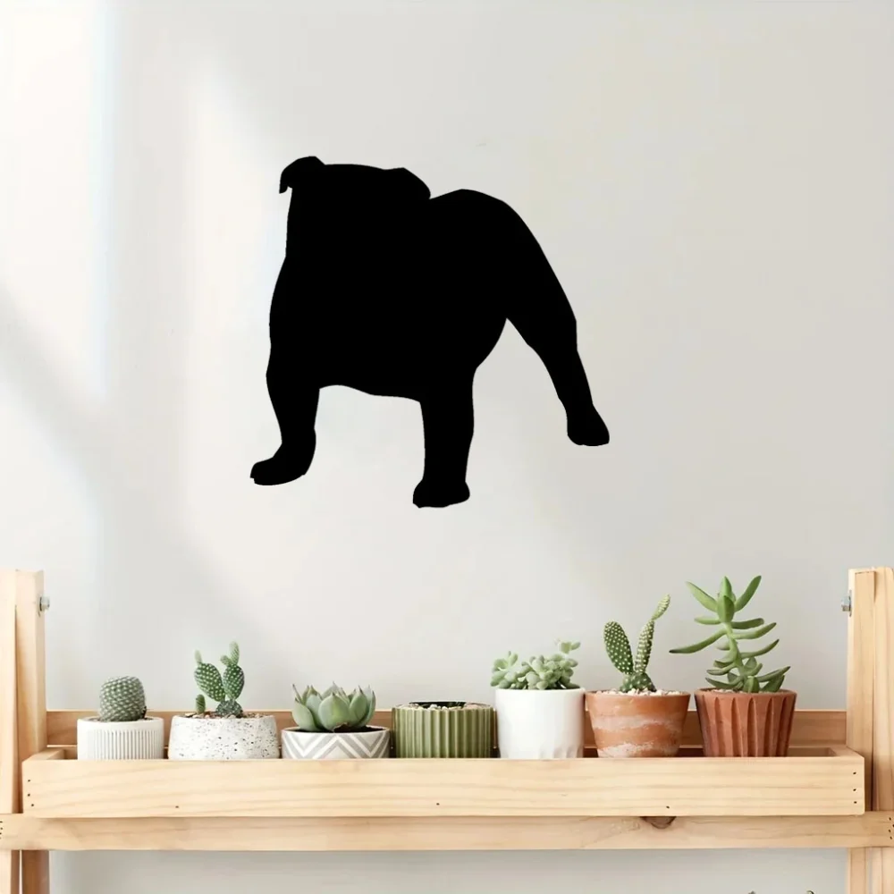 1 шт. металлическая настенная табличка с изображением английского бульдога