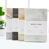 creative south korea note for silence a5 marble notebook student stationery learning diary notepads portable hand book libreta
