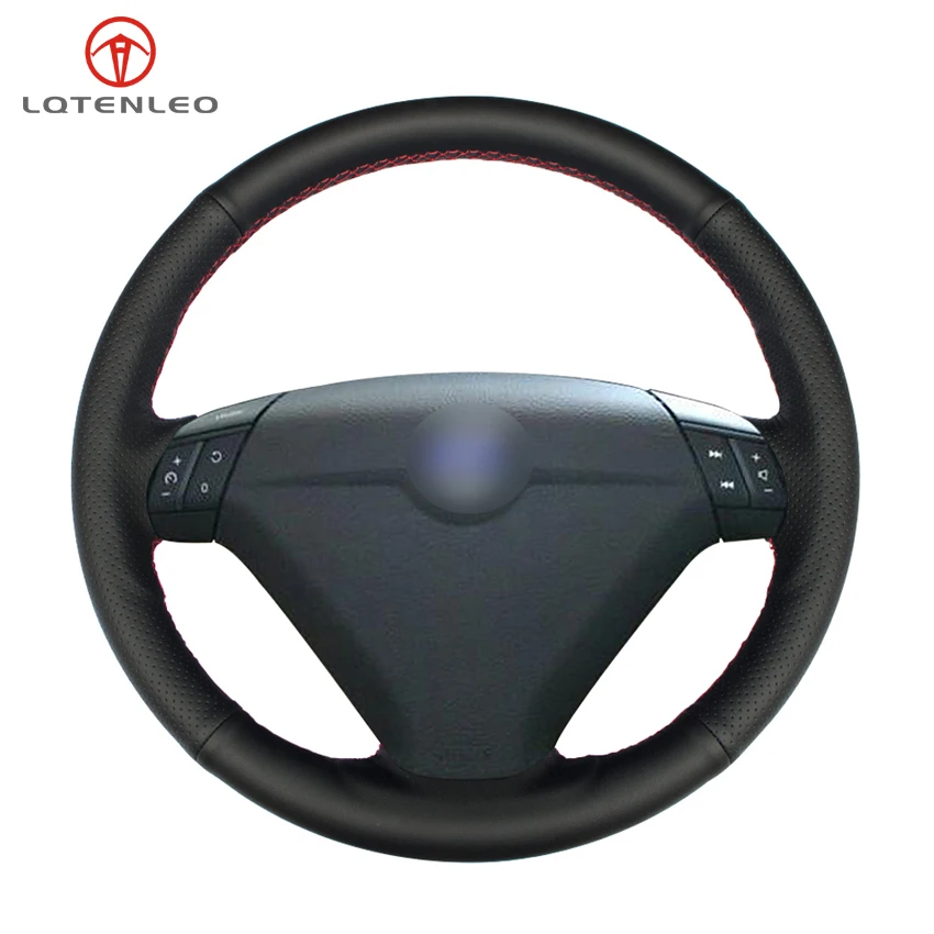 

LQTENLEO черная искусственная кожа ручная работа для Volvo S80 2004 2005 XC70 2004-2007
