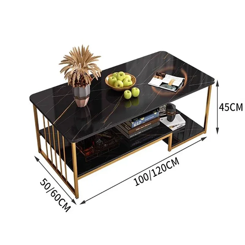 Золотые журнальные столики в скандинавском стиле роскошный простой красивый