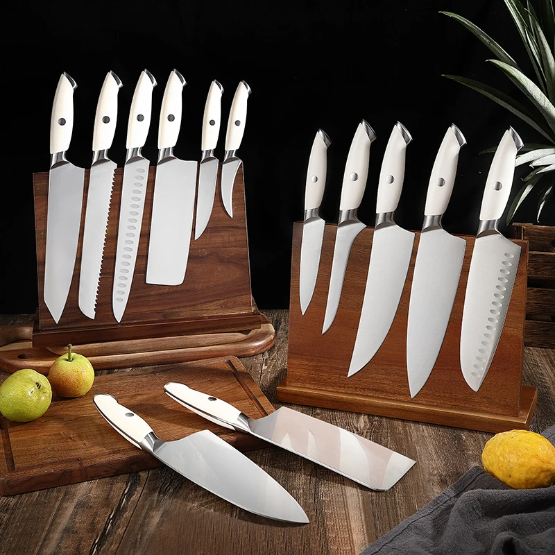 

Chef knife 1-13 Pcs Set Kitchen Knives Stainless steel Sharp Japanese Santoku Knife Cleaver Slicing Boning Utility Steak Knife