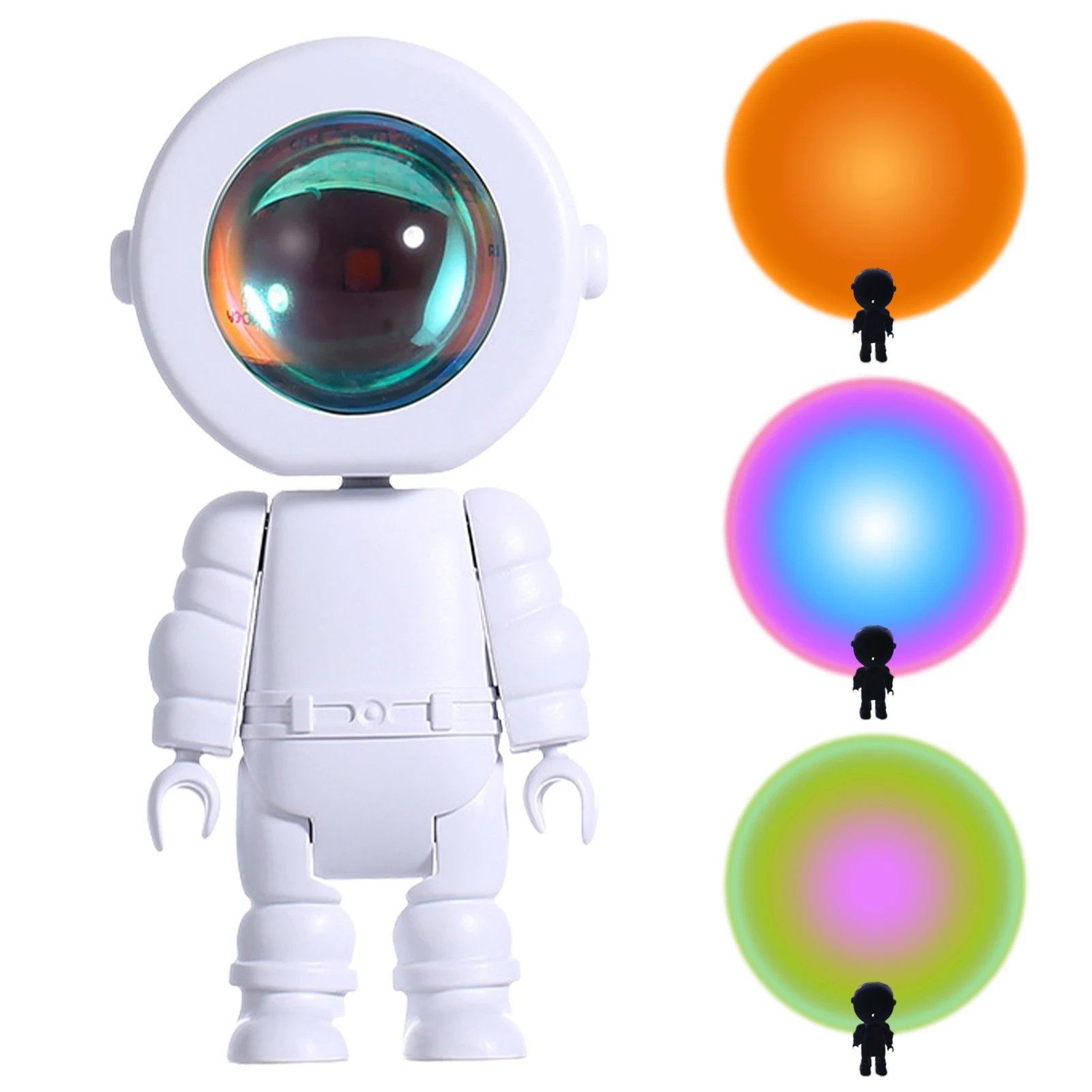 

Sunset Projector Lamp Sunset Projection LED Light Rainbow Night Light 360 Deg Rotation USB Powered Romantic Sun Light For
