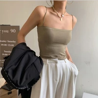 camisole vest seamless beauty back croset breathable chest pad fixed cup outer wear bottom wrap chest underwear wrap breast top