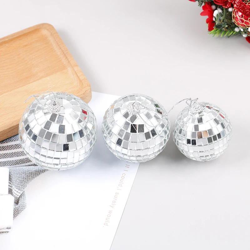 

3/6/12 шт., светоотражающие зеркальные шарики 2-8 см