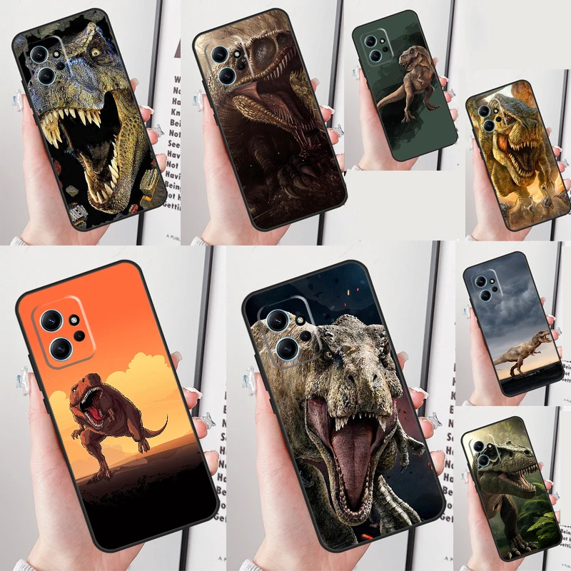 Чехол с тираннозавром T Rex для Xiaomi Redmi Note 12 8 9 10 11 Pro 12S 11S 10S 9S 8T C чехол