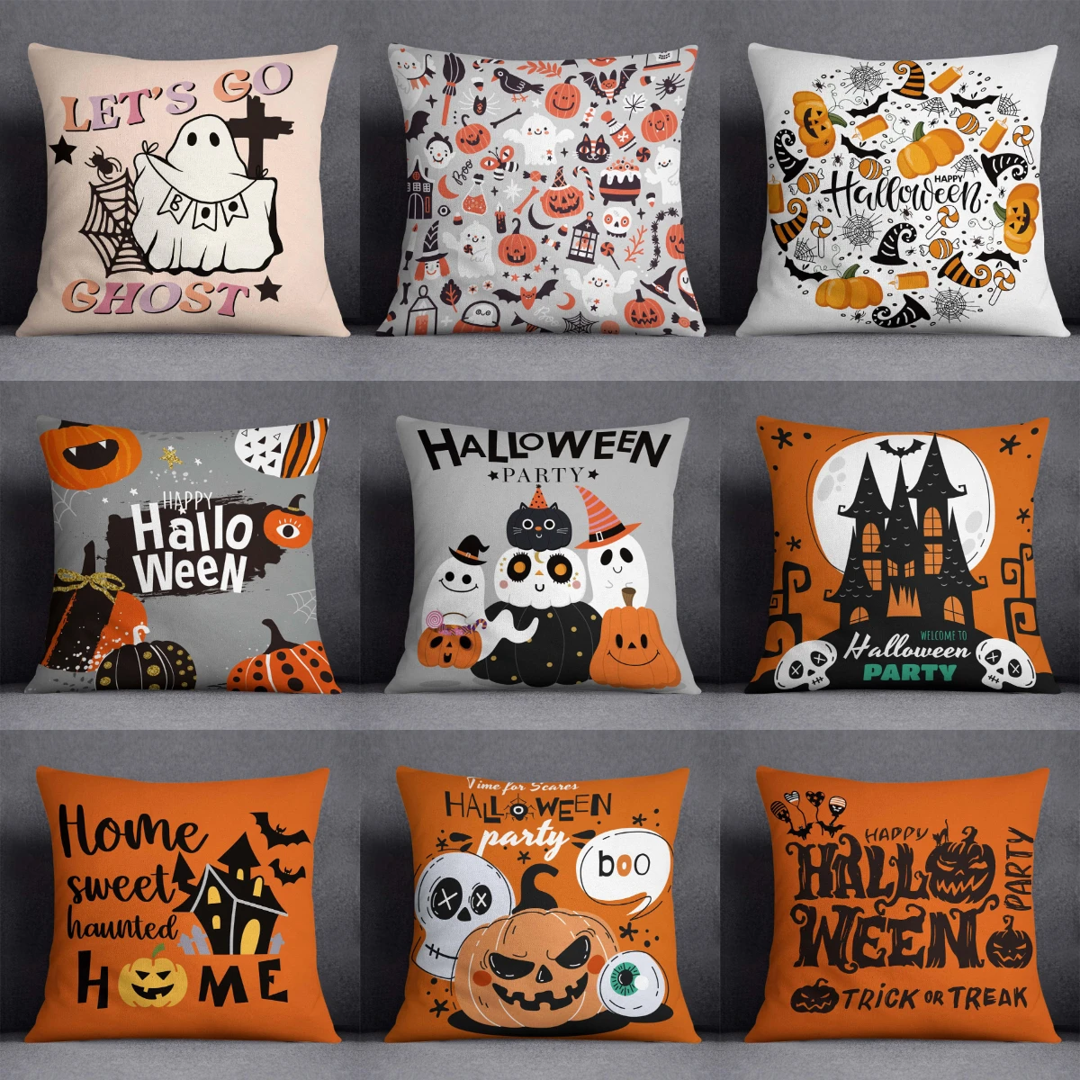 

Halloween Decorative Cushion Cover Halloween Party Home Decoration