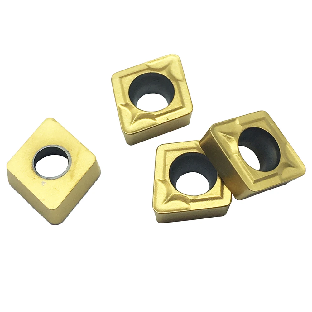 

Карбидные вставки с ЧПУ CCMT060208 CCMT21.52, режущие инструменты для обработки нержавеющей стали, 10 шт.