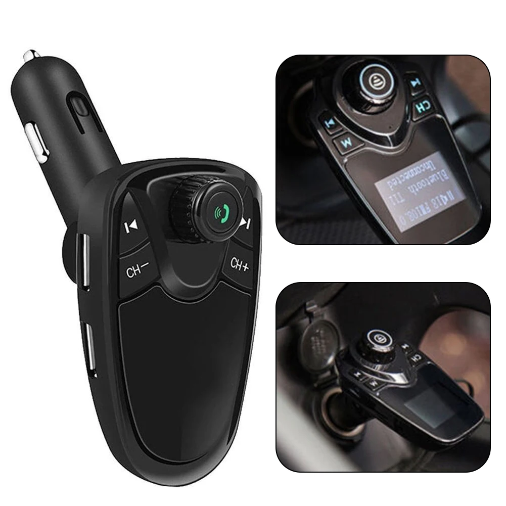 

T11 Car Bluetooth Hands-free Lossless Mp3 Player Audio And Video Navigation FM Transmitter Support U Disk TF Card