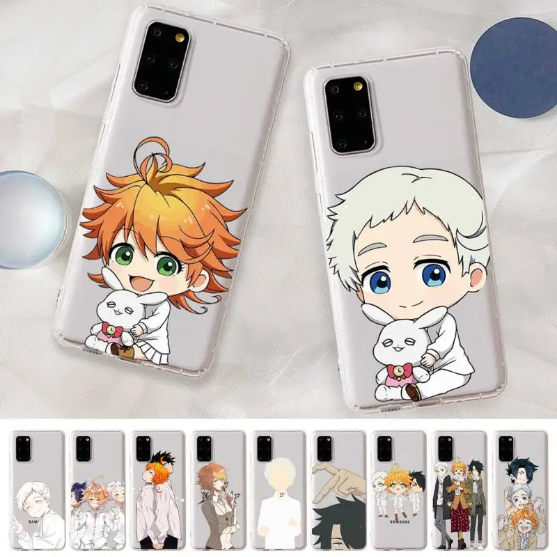 

Anime The Promised Neverland Phone Case For Samsung A 10 20 30 50s 70 51 52 71 4g 12 31 21 31 S 20 21 plus Ultra