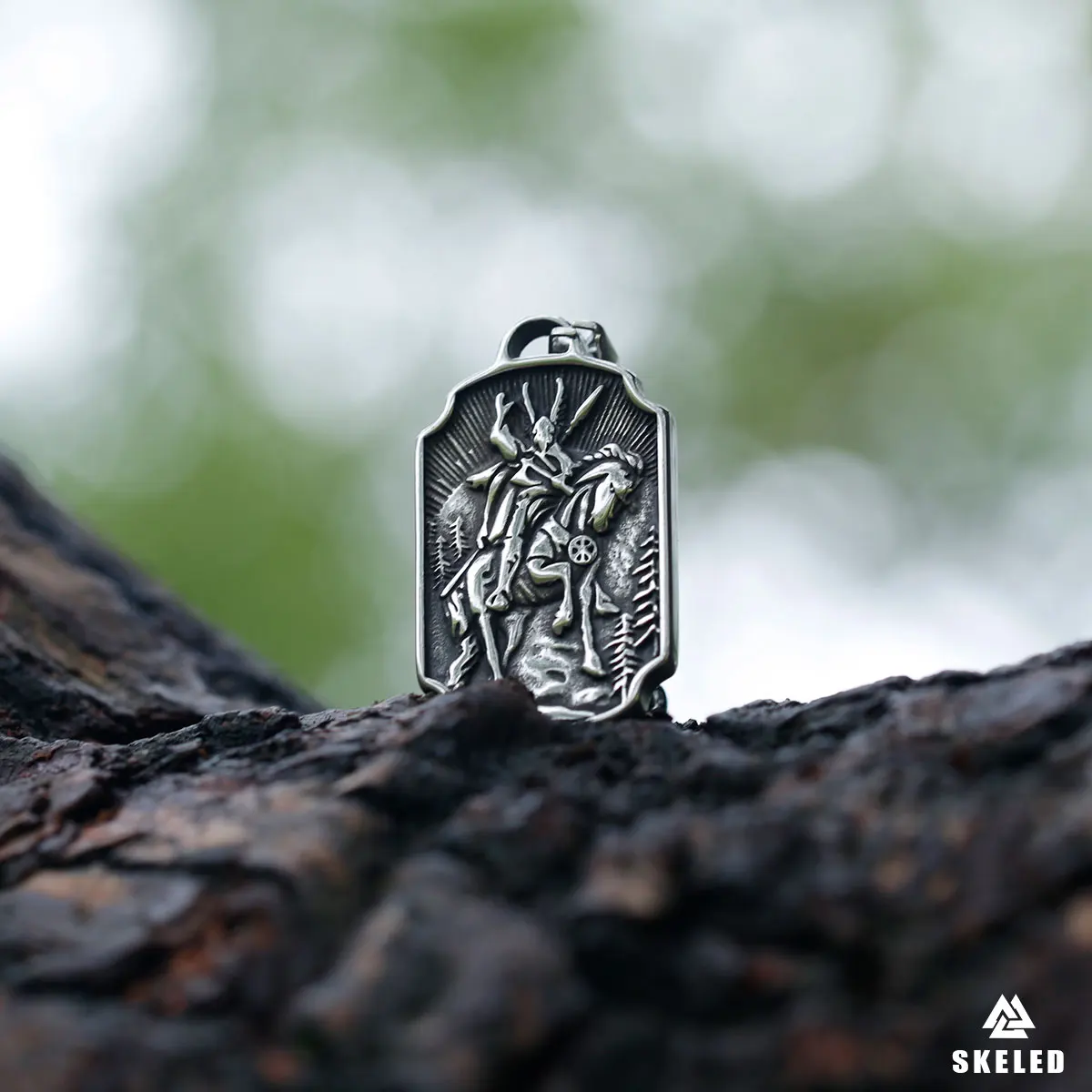 

Nordic Fashion Tree of Life Knight Pendant Necklace Retro Fashion Jewelry Charms for Jewelry Making
