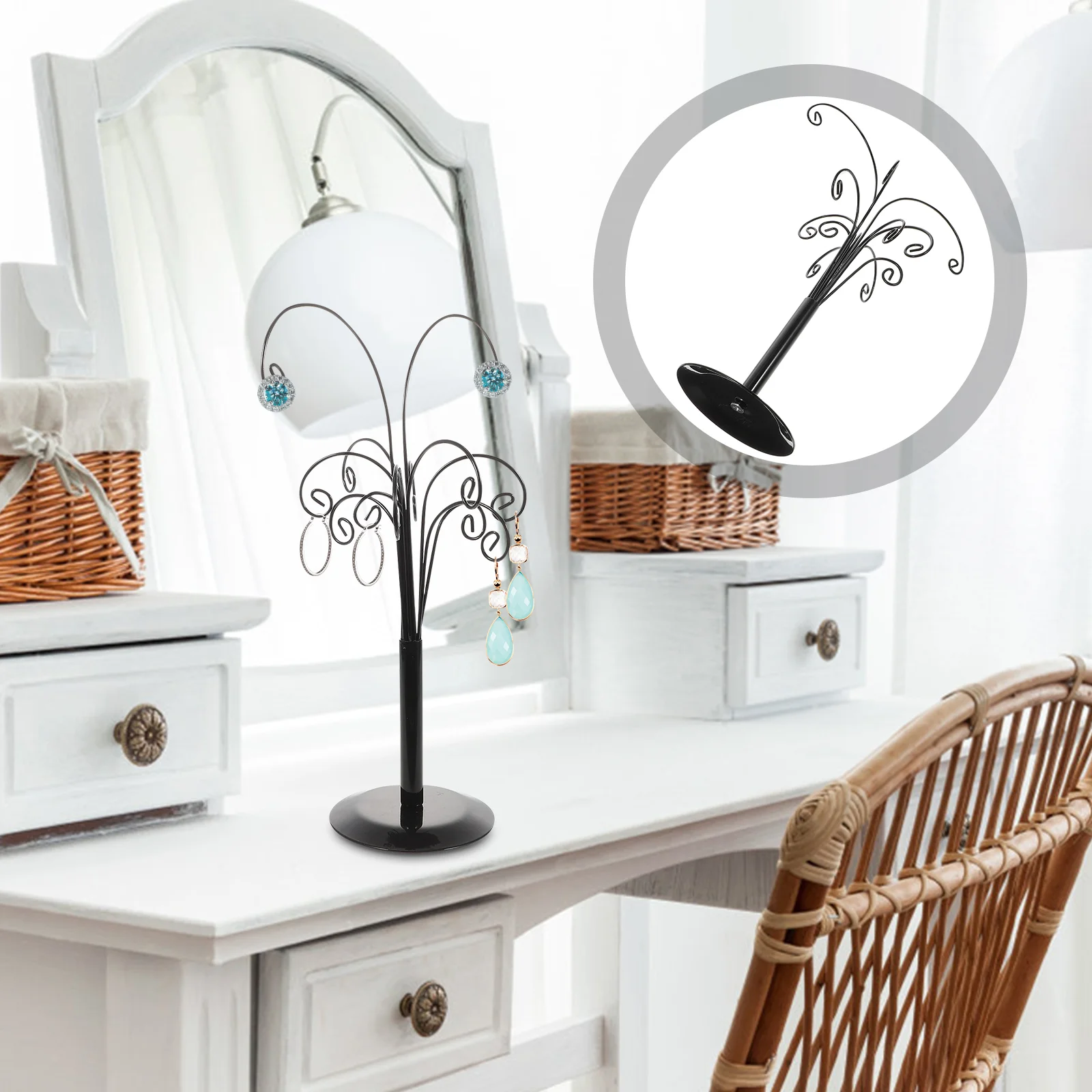 Подставка для ювелирных изделий металлическая стойка держатель ожерелья