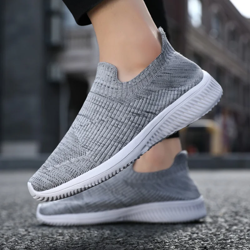 

Fashion Men Loafers Lightweight Walking Jogging Breathable Casual Shoes Male Sneakers Zapatillas Hombre Comfortable Sports Flats