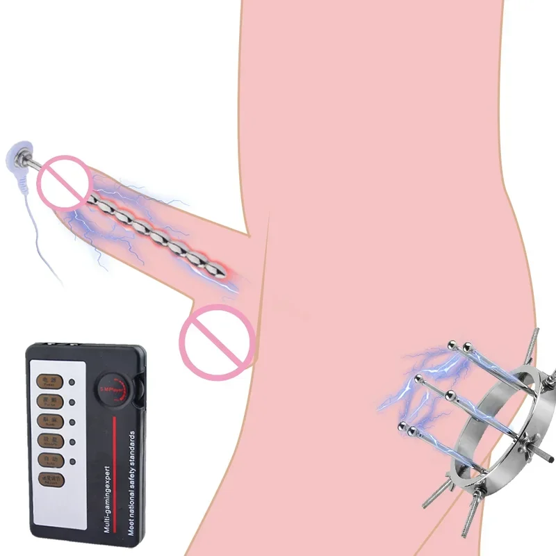 SM эротический электрошок анальный расширитель регулируемый металлический акул
