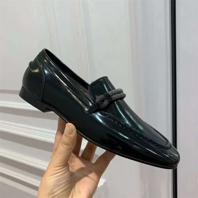 

Square head flat sole shoes for women in spring 2023 New frosted leather low heel women's shoes shallow mouth soft soled Slip-on