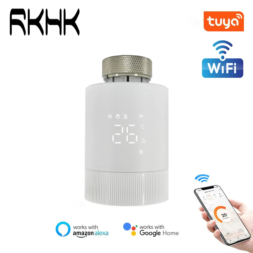 

Умный термостатический клапан радиатора YHYB Tuya