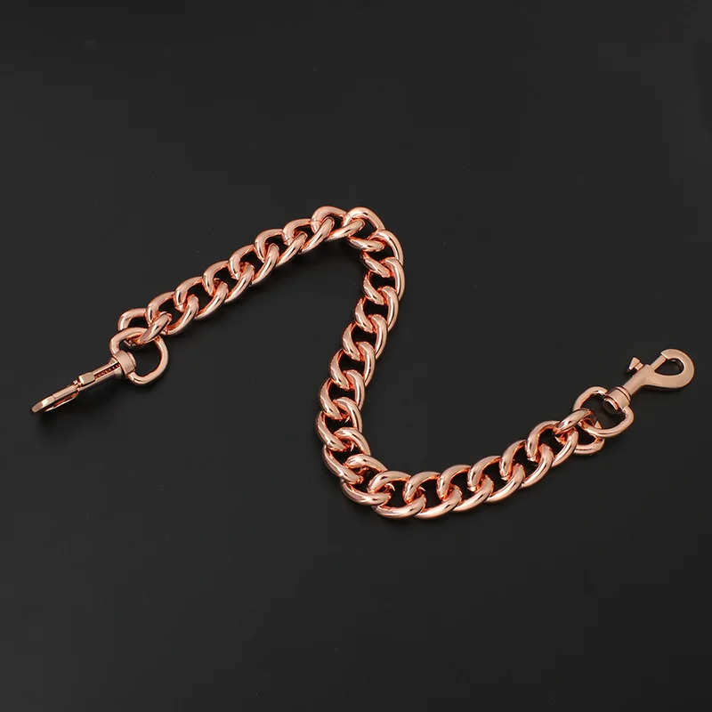 6 Styles Long Convenient Metal Purse Chain Strap Handle Handle Replacement for Handbag Shoulder Bag Rose Gold Chain Accessories