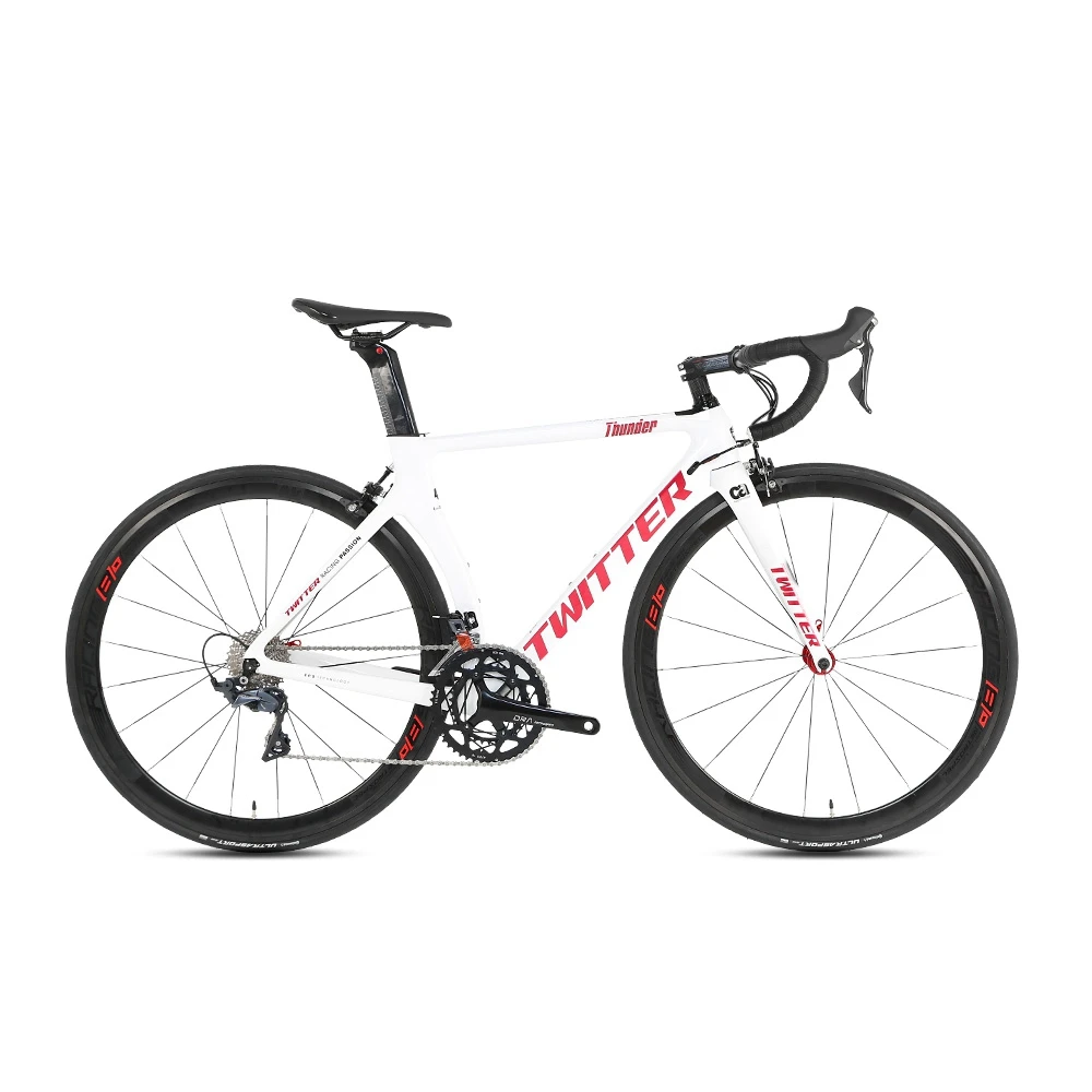 

Велосипед TWITTER Thunder-C с тормозом Фрези T800, карбоновый дорожный велосипед 700c bicicleta с карбоновыми колесами 46 см. 48 см. 50 см. 52 см. 54 см велосипед