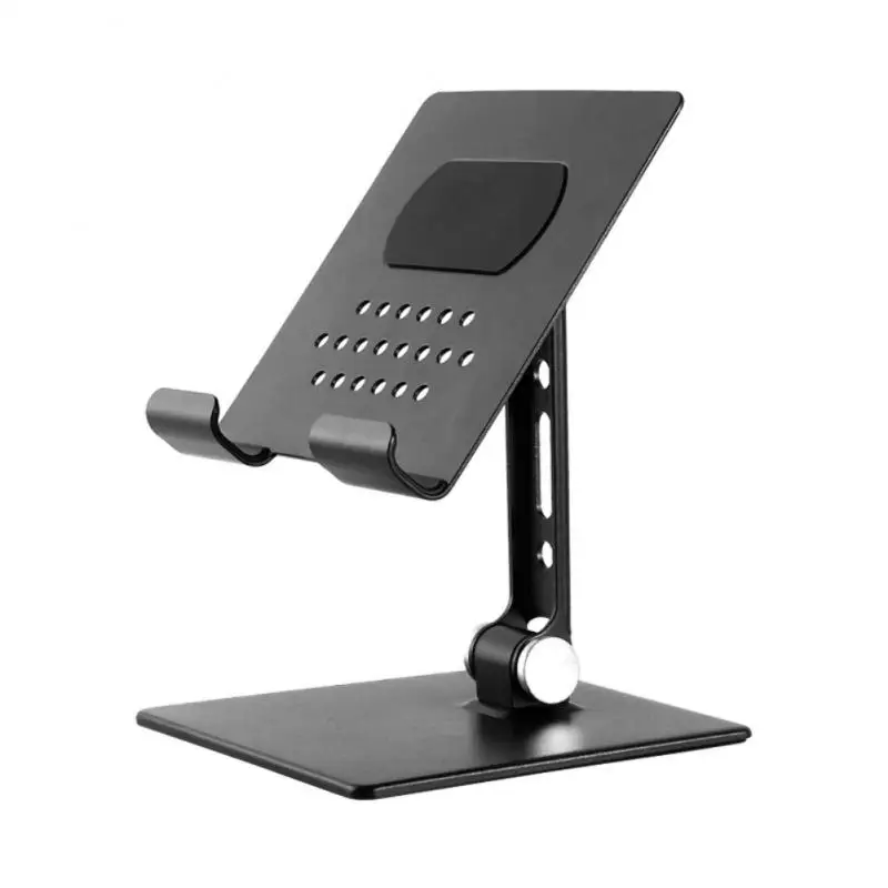 RYRA Metal Desk Mobile Phone Holder Stand Adjustable Foldable Portable Desktop Universal Stands For Smart Mobile Phones Tablet