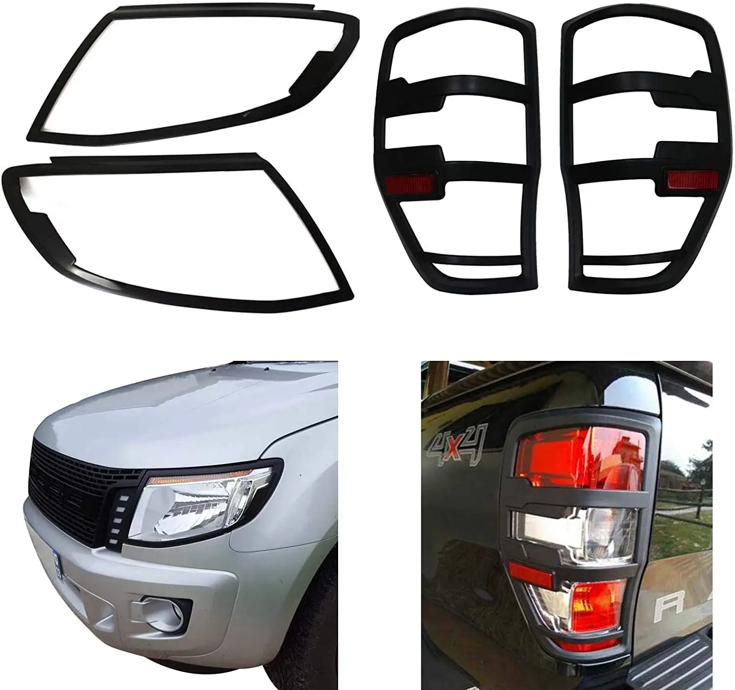 Комплект аксессуаров для кузова автомобиля задние фары Ford Ranger 2012-2014 Wildtrak T6 2012 2013