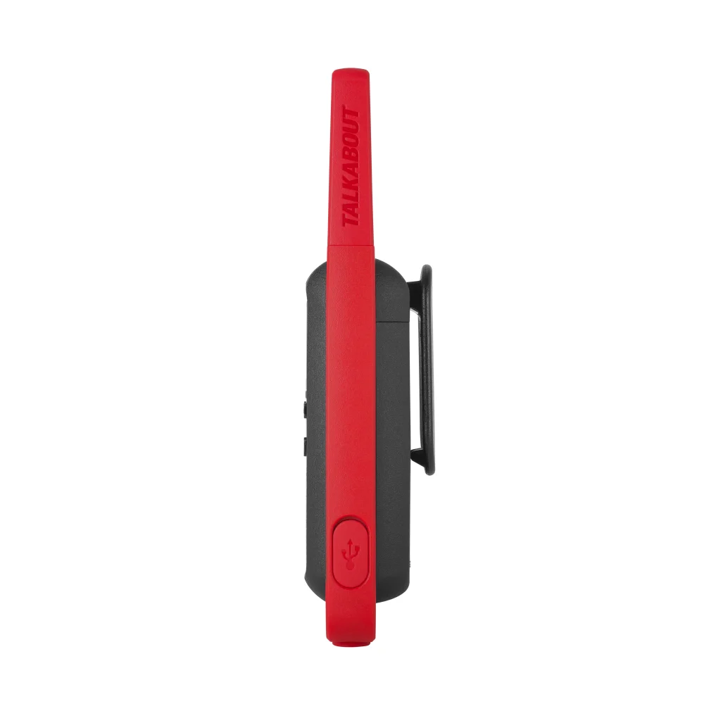 Solutions T210 Two-Way Radio Black with Red Two-Pack
