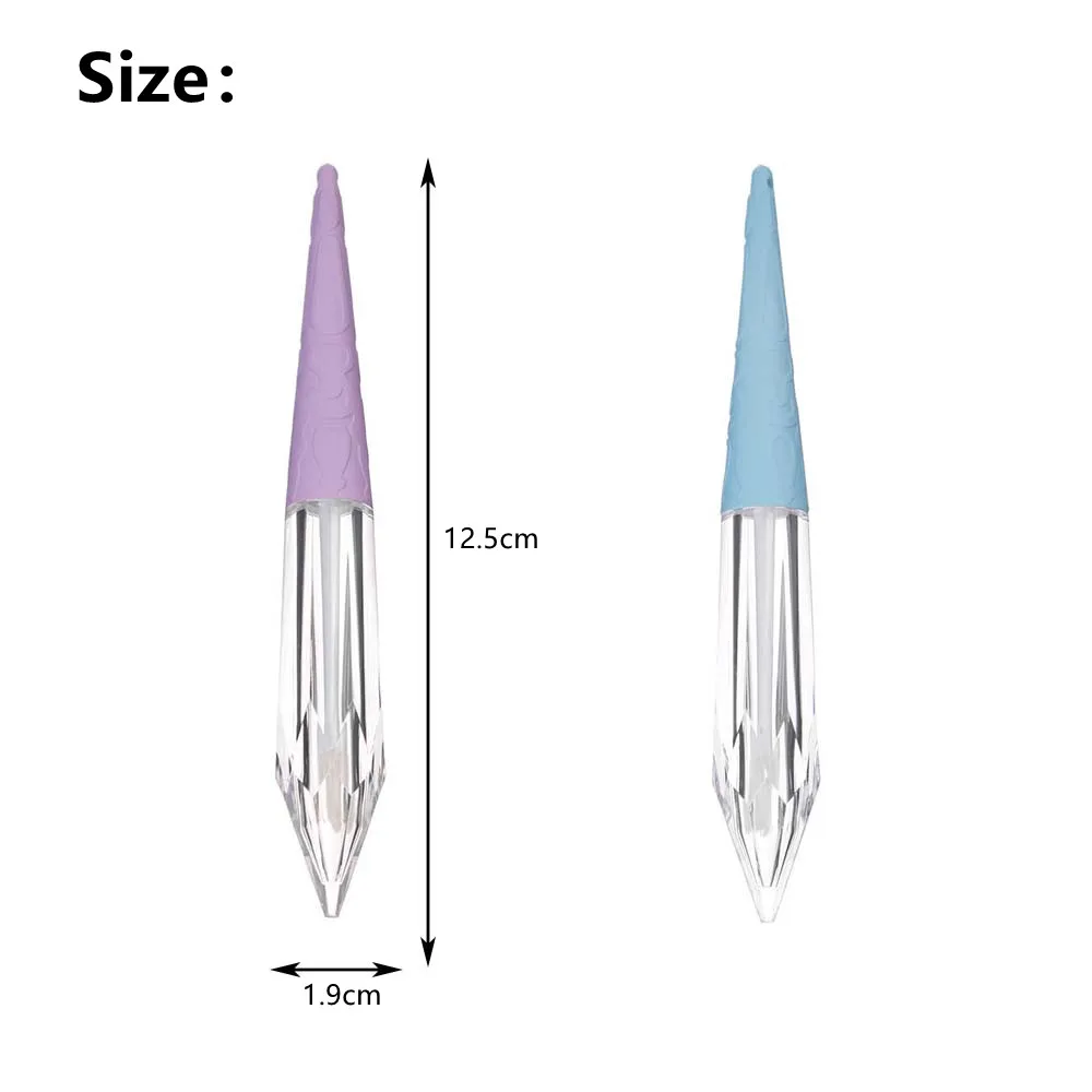 2 мл волшебный хрустальный подвесной тюбик для блеска губ прозрачная пластиковая
