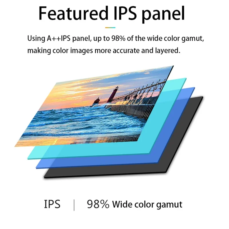 ASUSHOM 24-дюймовый ЖК-монитор 75 Гц с изогнутым экраном Компьютерный монитор ПК 1K HD