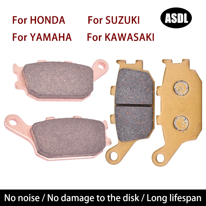 Фото Тормозные колодки передние и задние для мотоциклов HONDA NC 700, CB VRX 400, CBF 500, CB CBR 600, 1000, 900 F, RR, XL, VTR 1100, VT, VTX 1300 S, C Hornet №1