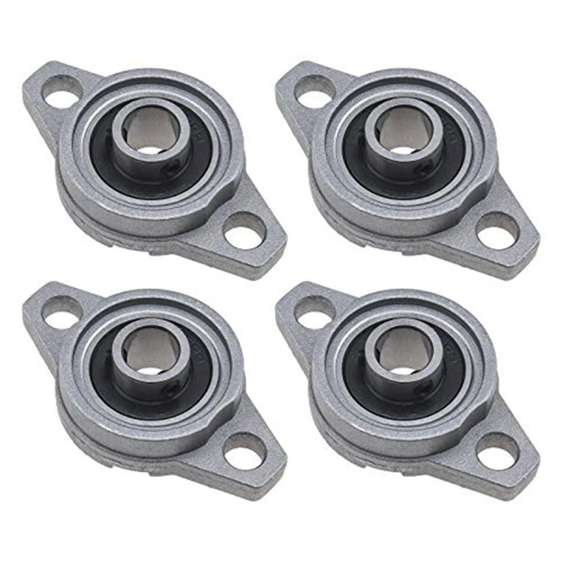 

KFL000 Horizontal Rhombic Flange Bearings 10Mm Shaft Hole Self-Aligning Pillow Block Bearings For 3D Printer