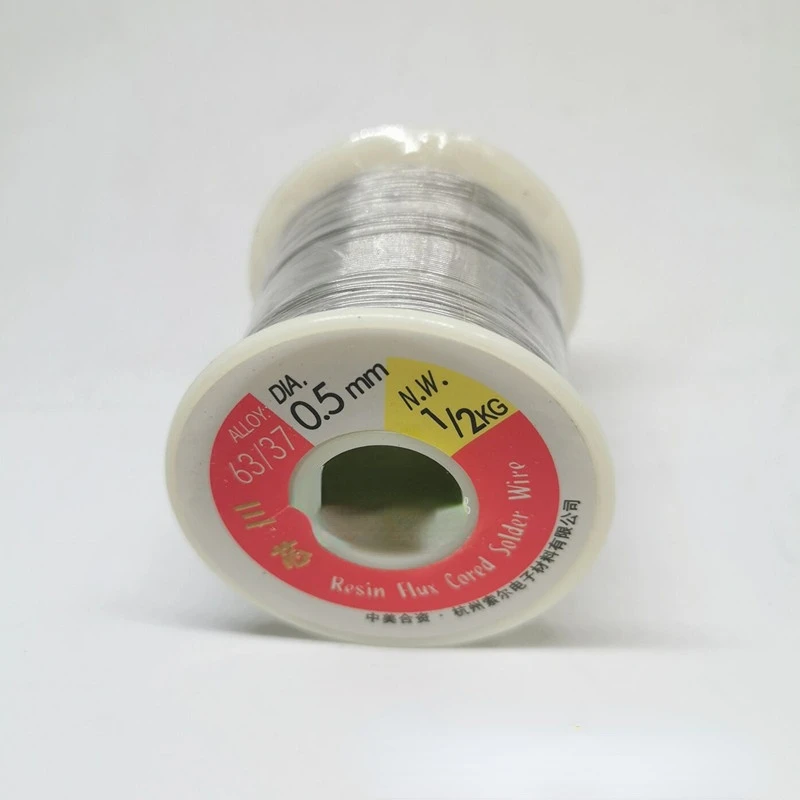Соль припой проволока 0 8 мм 5 500 г 1 катушка трехжильный 63% олова