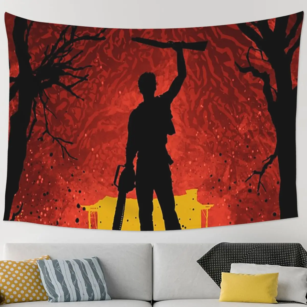 

Гобелен Evil Dead, мультяшный, полиэстер