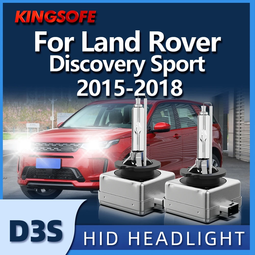 

Ксеноновая лампа KINGSOFE D3S HID, 2 шт., лампа 35 Вт, фара головного света светильник 6000K для Land Rover Discovery Sport 2015 2016 2017 2018