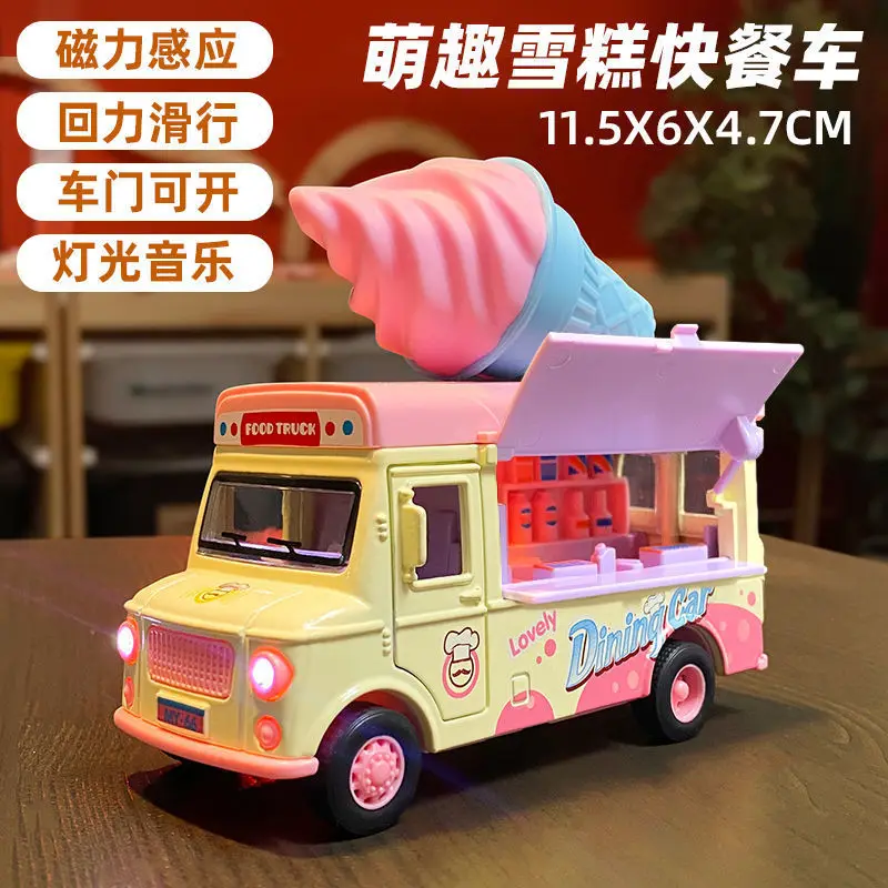 1:36 Q версия грузовика Pulai из сплава модель автомобиля магнитная индукция детские