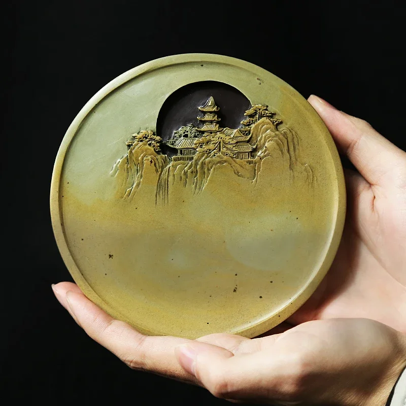 Натуральный грубый камень Laokeng inkstone