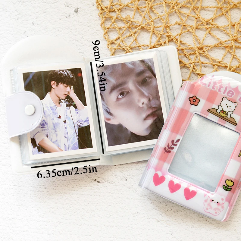 

3 Inch Square Hollow Storage Album Cartoon Photo Album Collection Book Photocard Holder Star Chasing Album INS Photo Album Idol