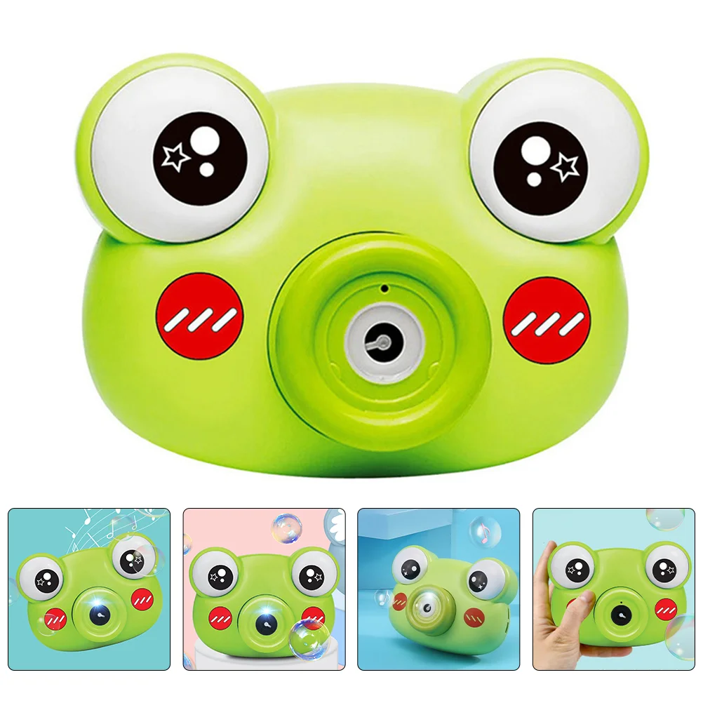 

1 Set of Adorable Bubble Machine Electric Bubble Machine for Children (Green)