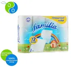 Туалетная Бумага Familia Радуга 2 слоя 12 рулонов