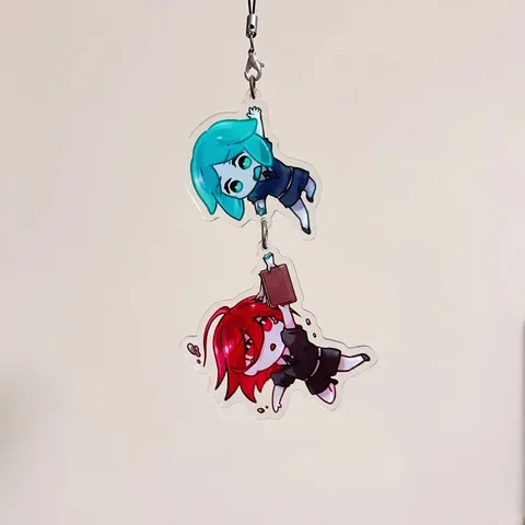 Брелок для ключей аниме цинковый сплав