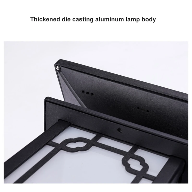 Сложные садовые Настенные светильники на солнечной батарее современные Уличные