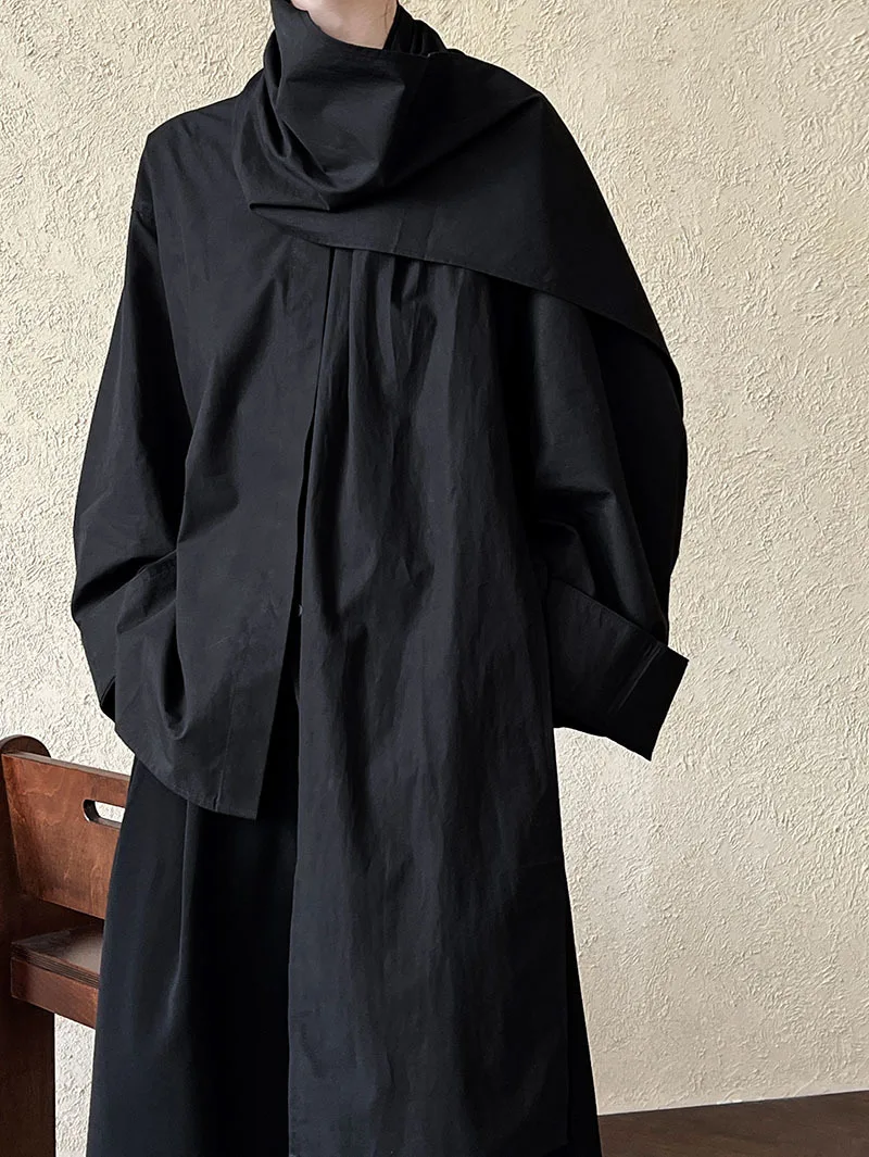 GetSpring женская рубашка 2024 осень новый дизайн ленты белая черная блузка для женщин