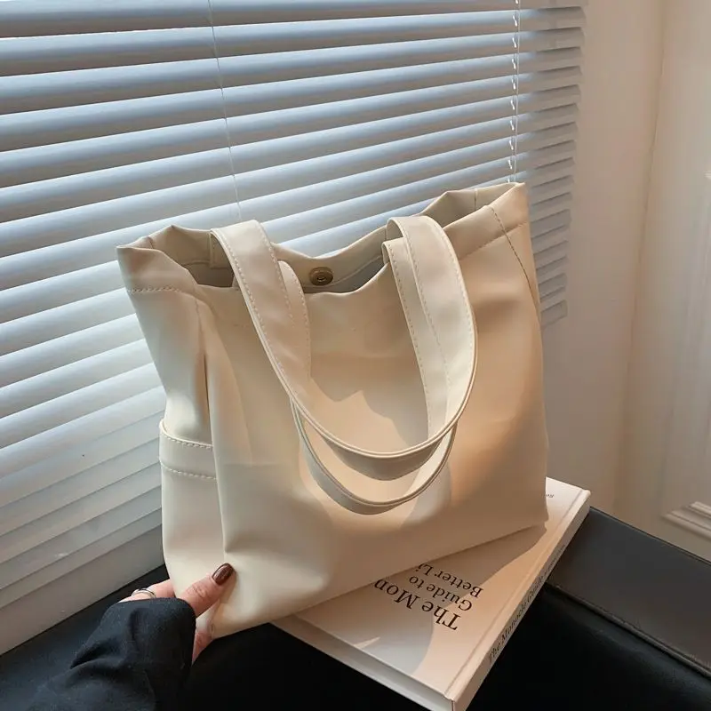 Large-capacity Bag 2022 New Student Casual Shoulder Bag Simple Shopping Storage Bag Tote Bag