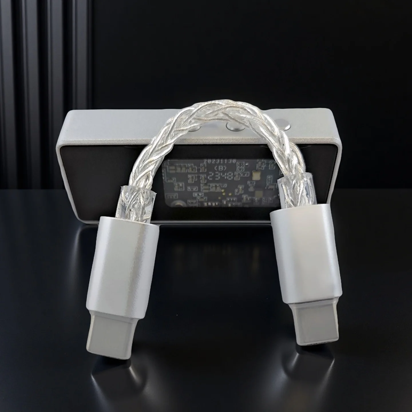 Фото Усилитель ЦАП типа C к типа C Аудиокабель OTG USB C HiFi Портативный усилитель №2