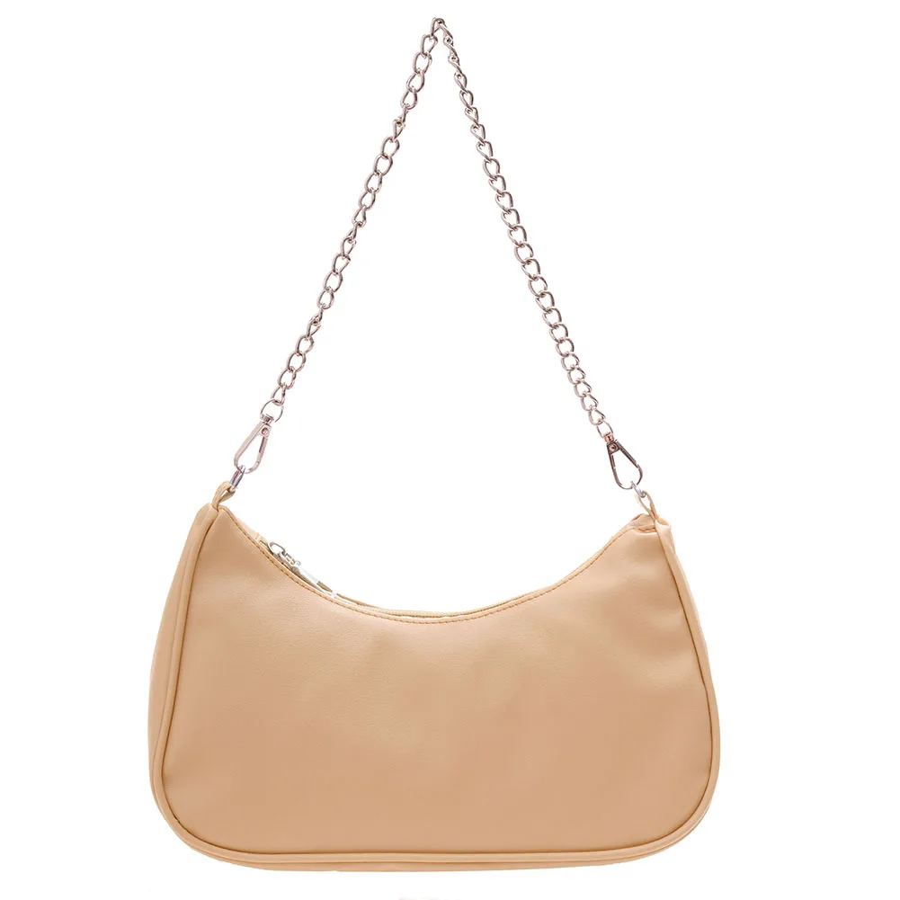 

Soft PU Leather Women Purple Underarm Bag Retro Solid Color Ladies Hobos Handbags Fashion Design Girls Small Shoulder Bags