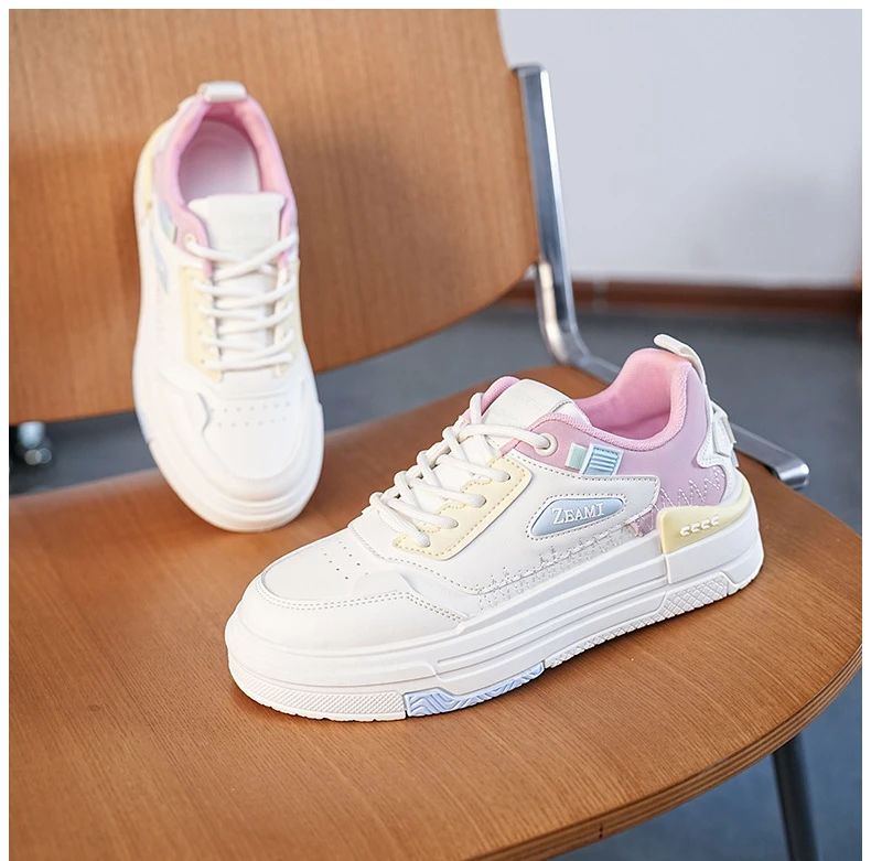 New Design Women Sneakers Fashion Breathable Non-slip Shoes Women Thick Bottom Sneakers Women Leisure Footwear Size 40