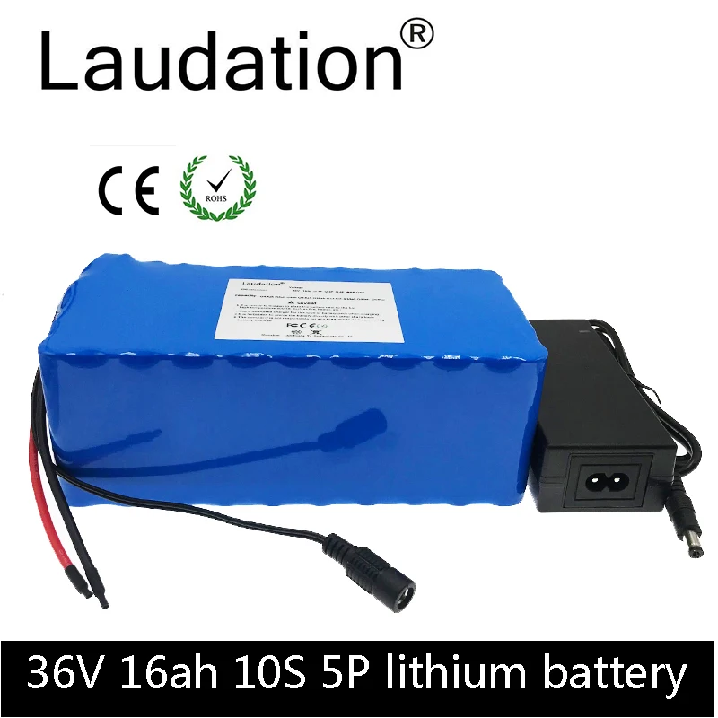 

Laudation 36V 16ah 16000mAh 800W High Power and Capacity 42V Li-Ion Battery Motorcycle Electric Car Bicycle Scooter with BMS