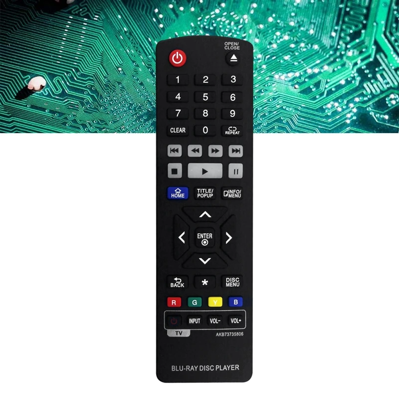 Замените пульт дистанционного управления AKB73735806 для Blu-Ray плееров UBK90, BP330, BP430, BP430N, BP530, BP540, BPM54, BP735, BP735B, BP550, BP630-DT30. (art.: 3920dc49691be) - 3920dc49691be