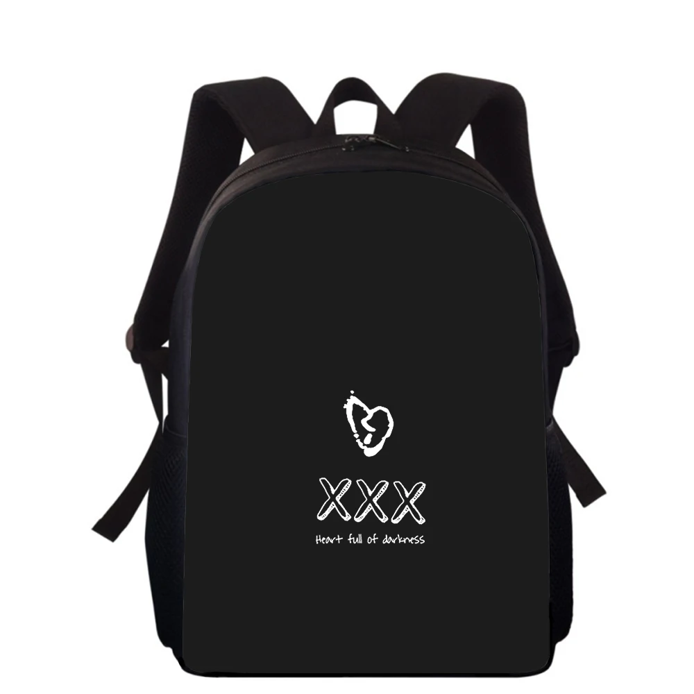 Xxxtentacion Rapper 15” 3D Print Kids Backpack Primary School Bags for Boys Girls Back Pack Students School Book Bags