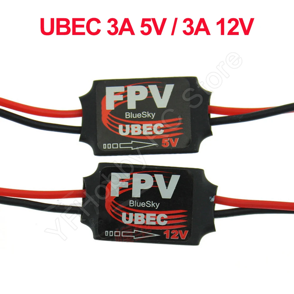 

1/2/5PCS DC-DC Converter Step Down Module UBEC 3A 5V / 3A 12V BEC For RC FPV Camera Gimbals Toys Models