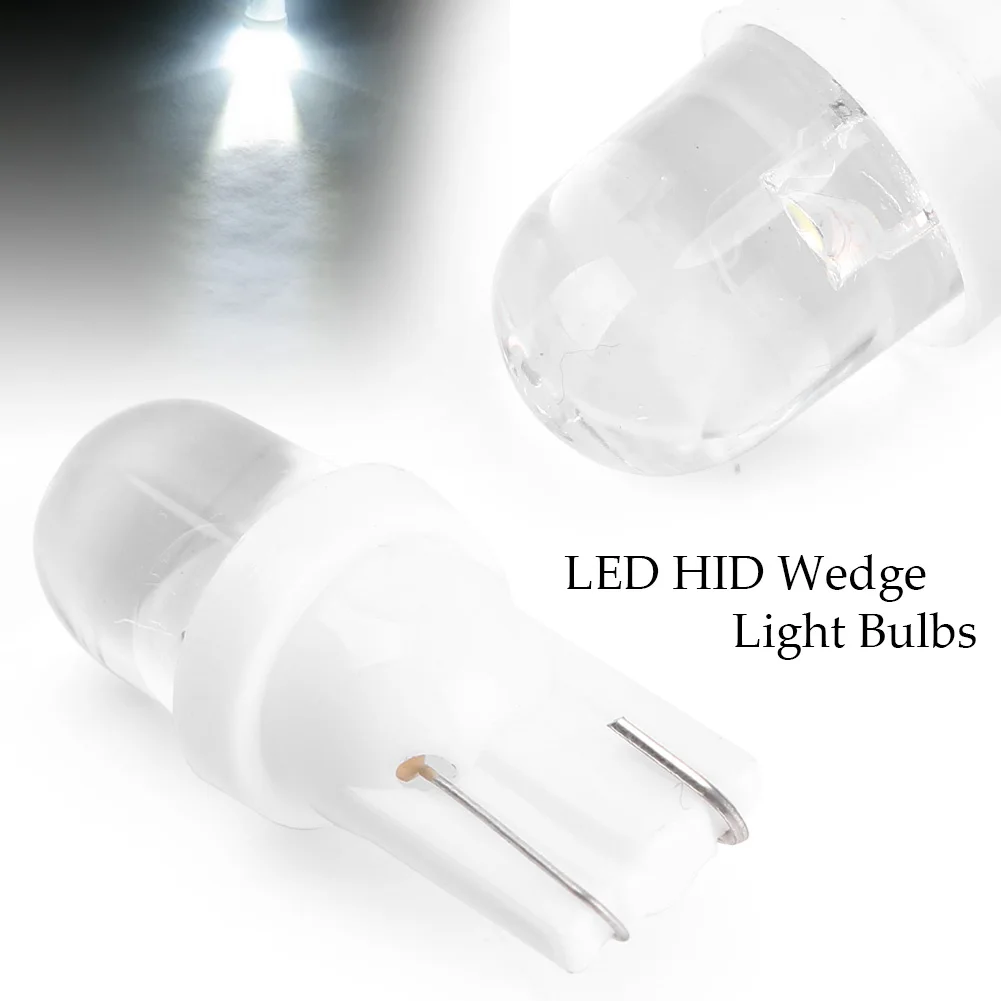 Ampoule LED de remplacement pour éclairage  12V DC  universel T10 W5W 168 194  2 pièces  lampe HID