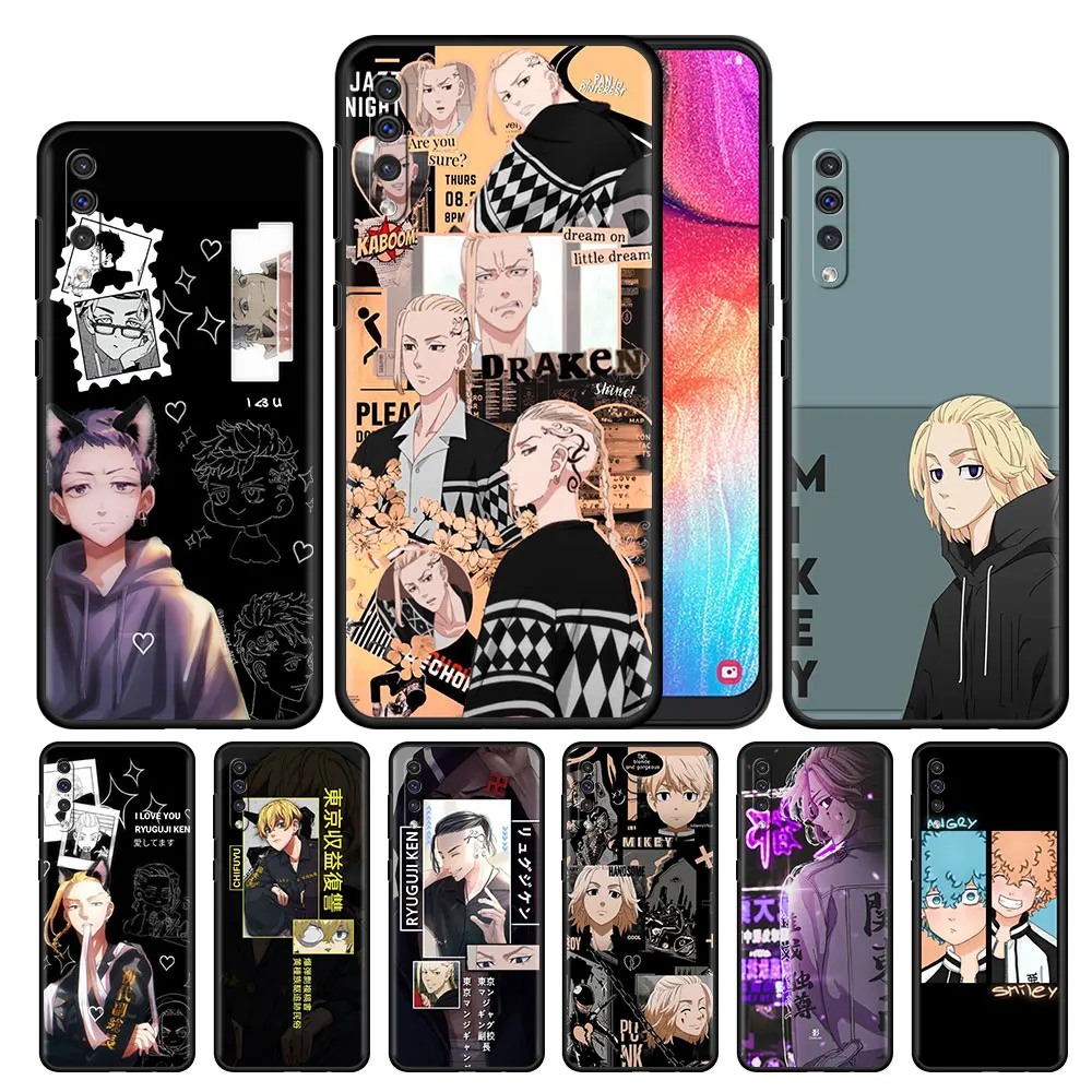 

Case For Samsung Galaxy A50 A10 A70 A30 A40 A20e A20s A10s A80 A90 5G Black Soft Silicone Phone Cover Anime Tokyo Revengers