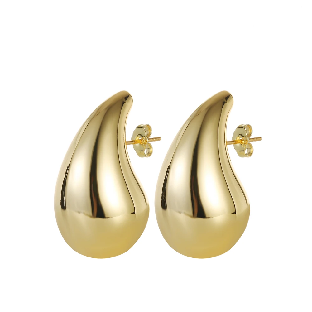 

2023 Fashion Jewelry Stainless Steel Water Drop Earrings for Women Charm Enamel Women Stud Earrings Pendientes Mujer